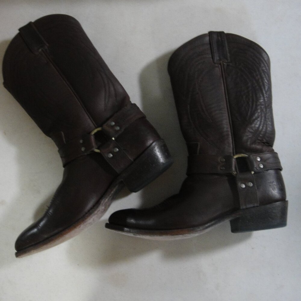 Frye Leather Harness Boots